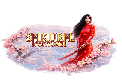 Sakura Fortune japāņu tēmas automāts ar ķiršu ziediem un bezmaksas griezieniem